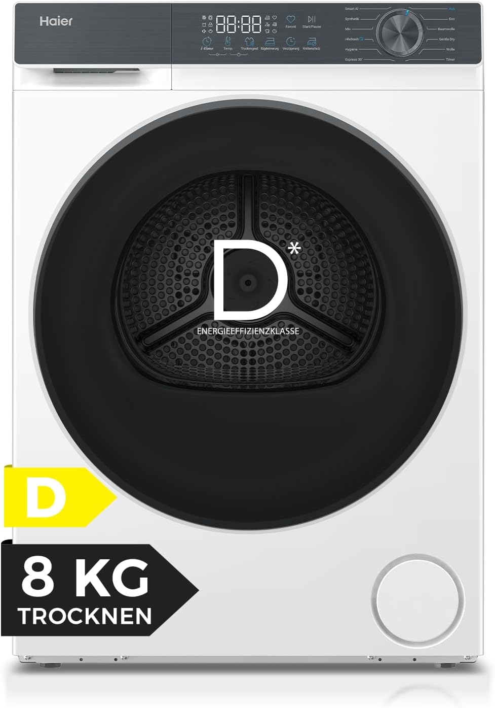 Haier Wärmepumpentrockner,   Wärmepumpentrockner 8kg G3 Serie