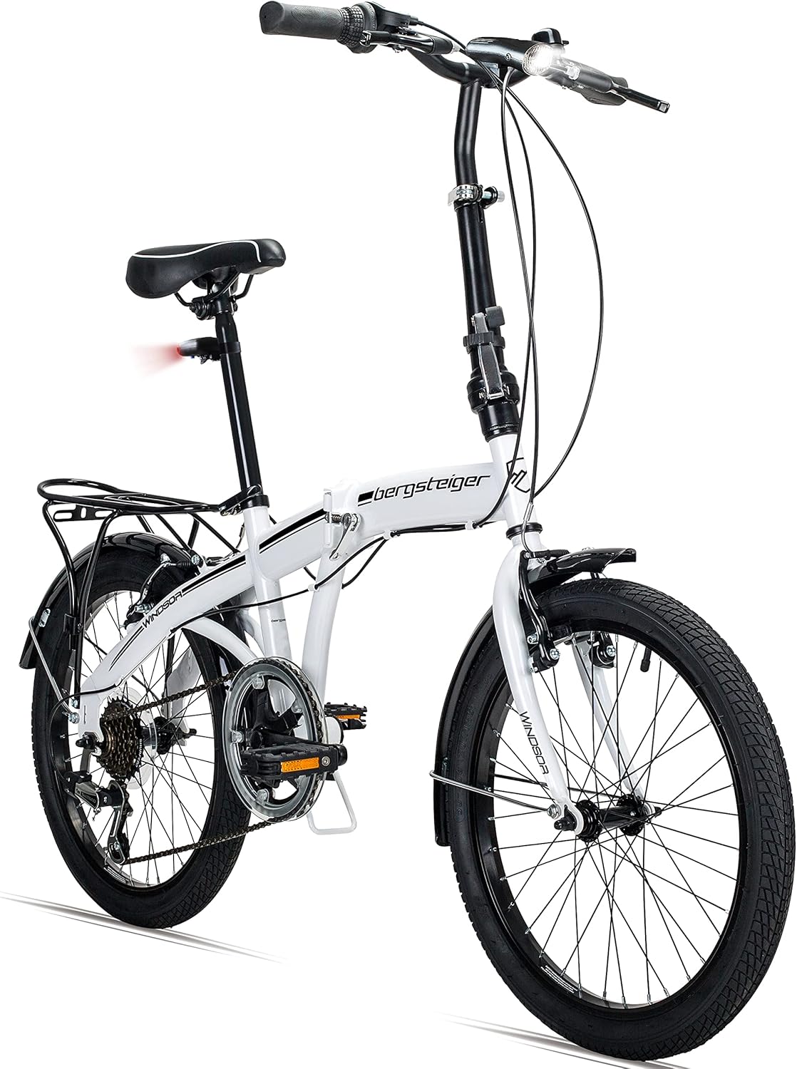 Bergsteiger 20 Windsor Zoll Faltrad Klapprad, 6 Gang Quick-Fold-System