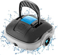 Poolroboter, Poolstaubsauger für 100 Minuten Betrieb, automatisches Parken, hohe Saugleistung, kabelloser Poolreinigungsroboter bis zu 80 m²