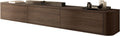 TV-Lowboard, Griffloses Öffnungssystem, 3 Klappe/Tür, TV Board Sideboard, Unterschrank, Fernsehschrank, TV Tisch, Fernsehtisch (Eiche Dunin), Mirjan24