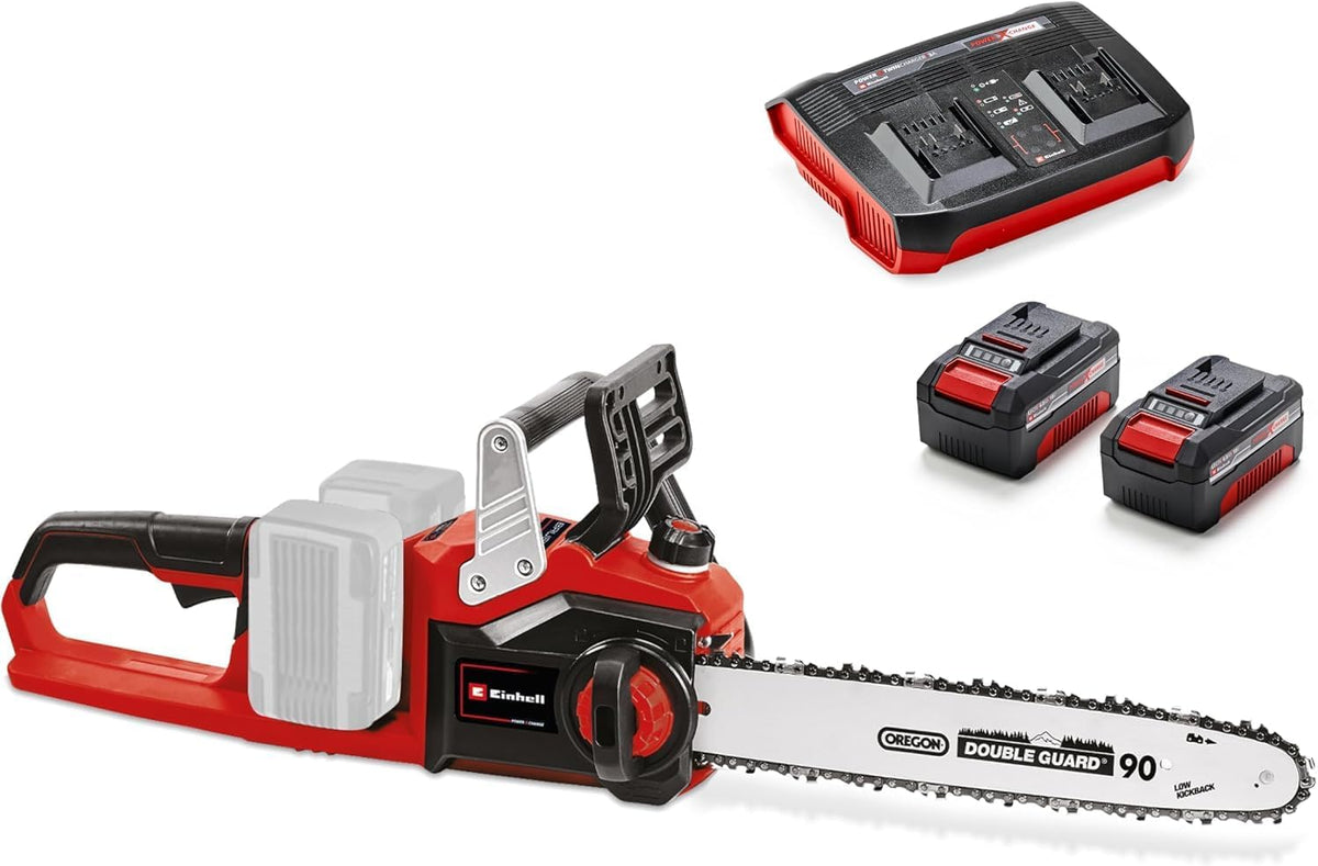 Einhell Akku- Kettensäge, GE-LC 36/35 Li Power X-Change (Li-Ion, 36 V, 33 cm Schnittlänge, 15 m/s Schnittgeschwindigkeit, bürstenloser Elektromotor