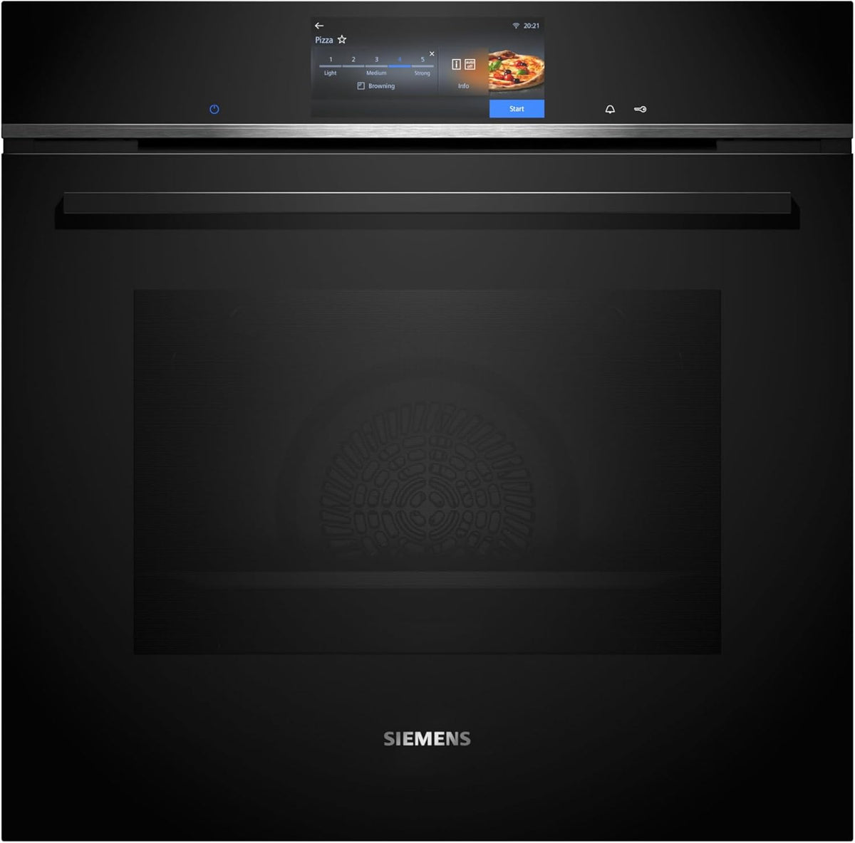 Siemens iQ700 Smarter Einbau- Backofen, 60 × 60 cm Edelstahl HB778G9B1