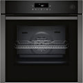 Neff B6AVJ7AG3 50 N Einbau- Backofen, mit Dampfunterstützung, 60 × 60 cm, Made in Germany, Pyrolyse & Easy Clean Selbstreinigung, Air Fry samt Blech