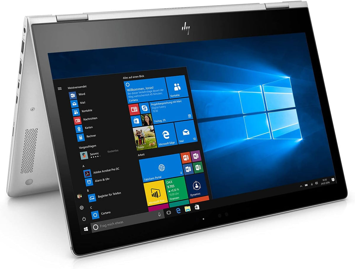 Amazon Renewed Normale Laptops, HP EliteBook x360 1030 G3, 13, 3' Touch Display, Intel Core i7 8650U, 8GB RAM, 512GB SSD, Cam, Fingerprint Reader