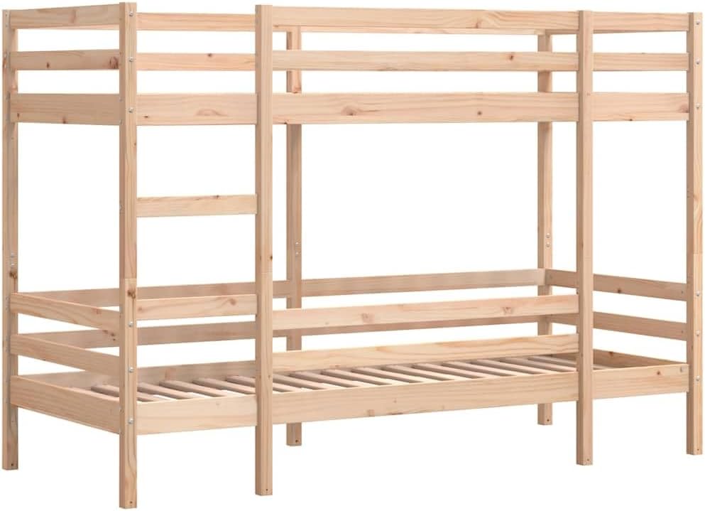 Bett Etagen, 80 × 200 cm Massivholz Kiefer, vidaXL