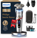 PHILIPS i9000 5+1 Rasierer Prestige Ultra für Herren Nass- und Trockenrasur chrom Druck- und Bewegungssensor Bartstyler Nasenhaartrimmer