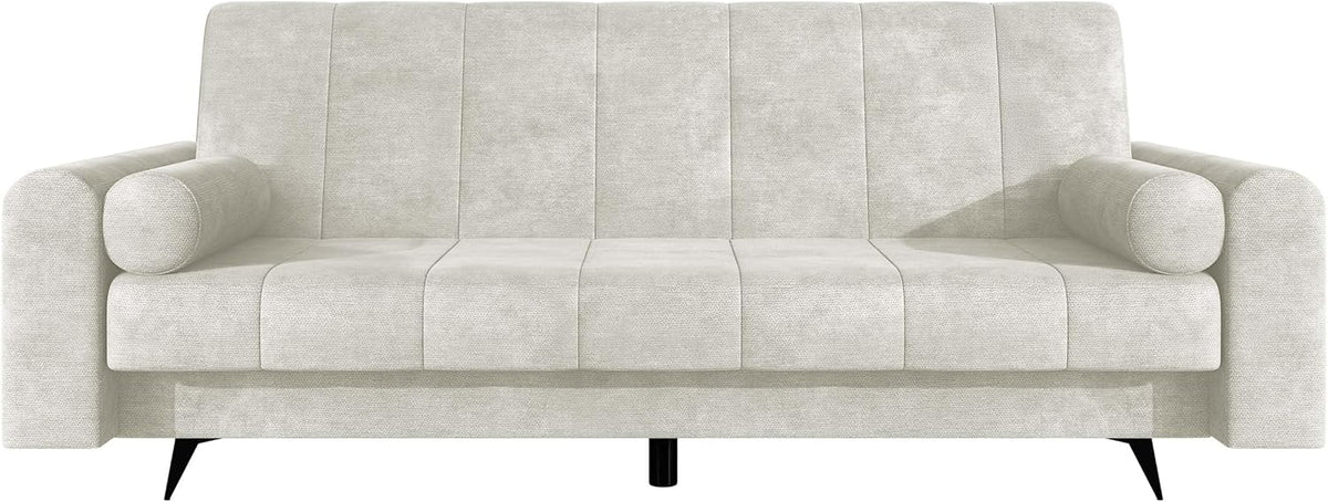 Sofa Schlaf, mit Bettkasten Zuri, Sofa mit Schlaffunktion, Polstersofa, Bettsofa, Couch, Bettfunktion, Dauerschläfer-Sofa (Lumo 55), Mirjan24