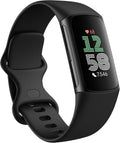 Fitbit 6 Google Charge Aktivitätstracker, enthält eine 3 monatige Google Health Premium Mitgliedschaft, 7 Tage Akkulaufzeit, Google Wallet und Maps