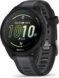 Garmin Smartwatches, Forerunner 165 Music 43mm - Lauf-Smartwatch, 2' AMOLED Touchscreen, bis zu 11 Tage Akkulaufzeit, 25+ Sport-Apps