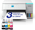 Epson Tintenstrahl, EcoTank ET-2956 Weißer A4-Multifunktionsdrucker mit Wi-Fi & AirPrint Tintentank, Scannen, Kopieren & Duplexdruck