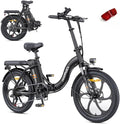 HillMiles E-Bike-Akku, MilePort 1 Elektrofahrrad Für Erwachsene, 250W Klappbares Elektrofahrrad Mit 36V 13AH Abnehmbarem Akku