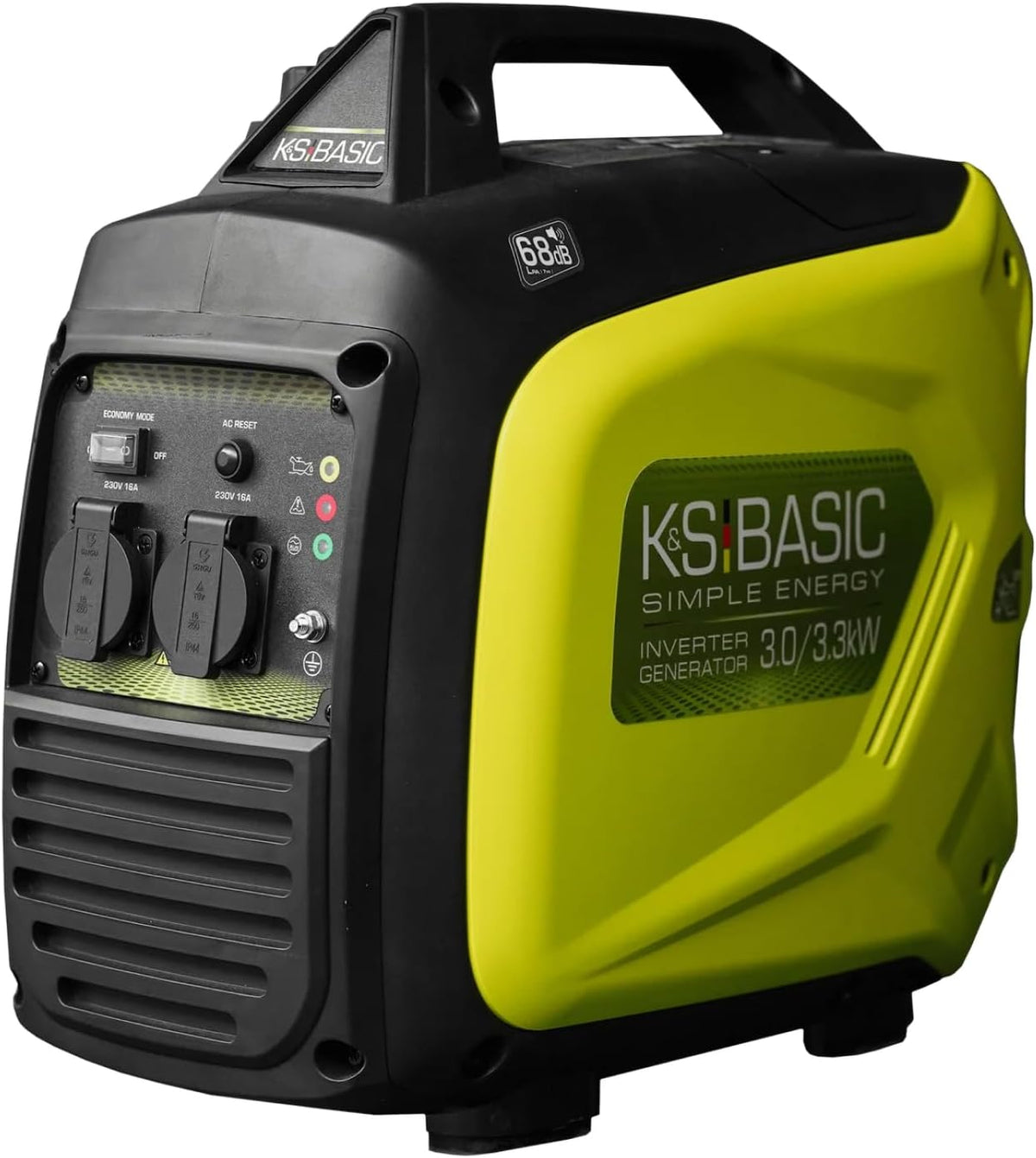 K&S BASIC Stromgenerator, 33i S Inverter-Benzingenerator 3, 3kW, stromerzeuger Inverter