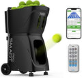PUSUN Ballwurfmaschinen, PT-Smart Pro Tennis & Padel Ballmaschine mit APP, interner Oszillation, 28/20 Landepunkten, 12 Tennis- & 14 Padel-Modi