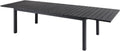 Esstisch Ausziehbarer Outdoor, DESIGNO 200/250/300cm schwarz grau Nonwood wetterfest Gartentisch Terrassentisch Balkontisch Dachterrassentisch