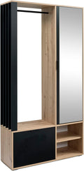 Schuhschrank 100cm - Garderoben Set Milo Breit, mit Spiegel, MINIO go for it