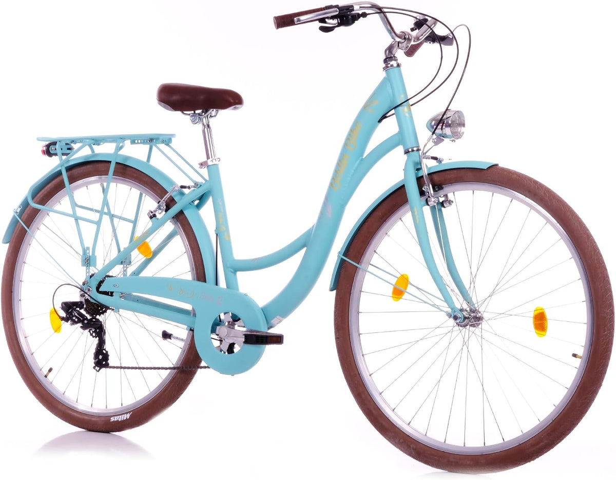 BERLIN BIKE 2 28 Bella Premium City Zoll Damen Fahrrad, 7 Gang-Schaltung